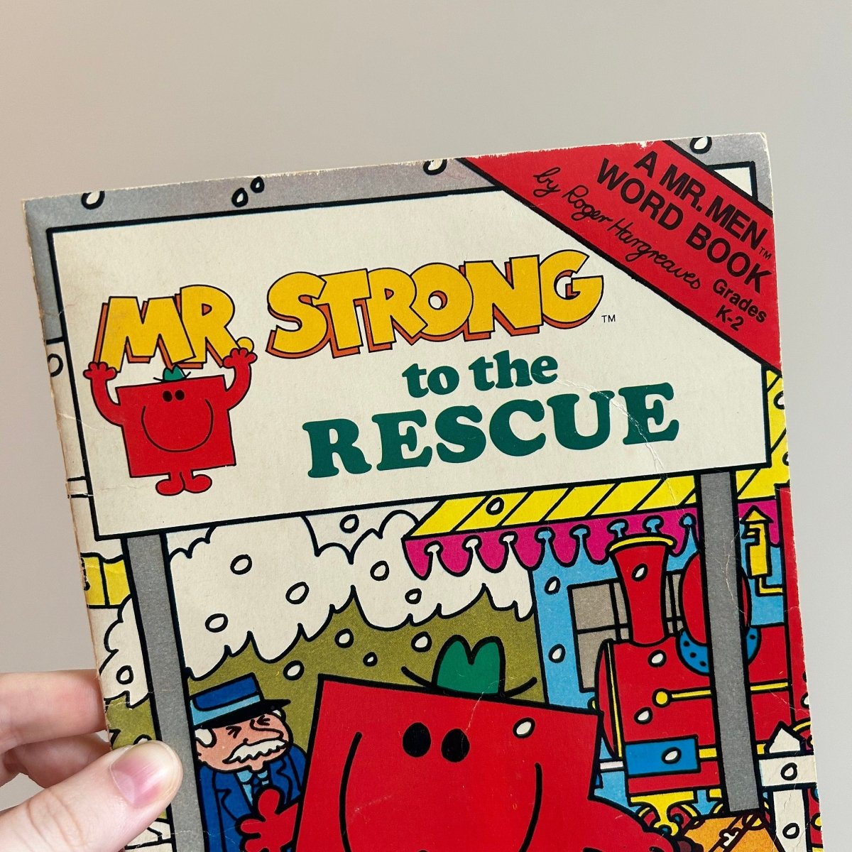 Mr Strong to the Rescue Picture Book 1982 - Children's Books - ThrowbackBuys - NostalgicEpisodes