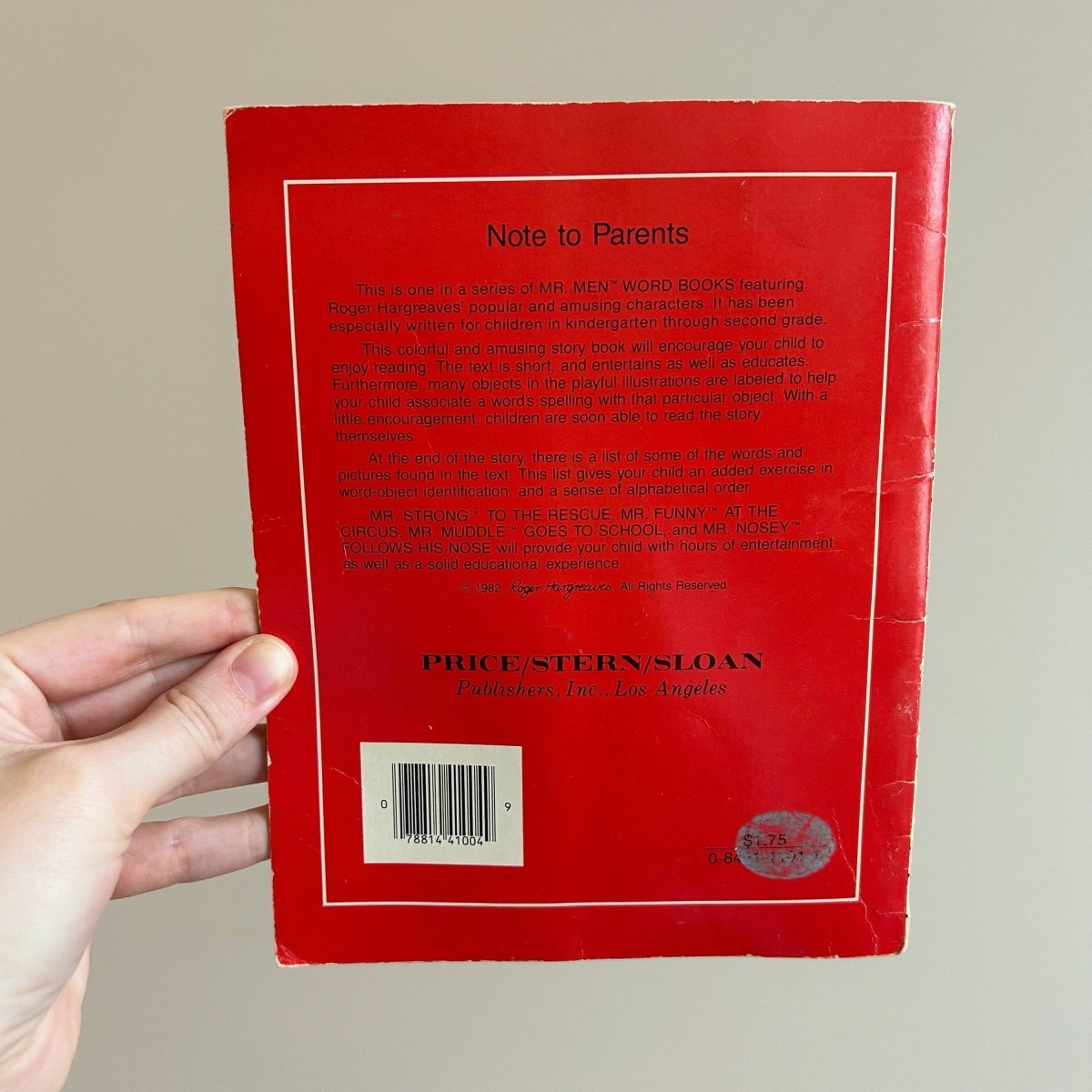 Mr Strong to the Rescue Picture Book 1982 - Children's Books - ThrowbackBuys - NostalgicEpisodes