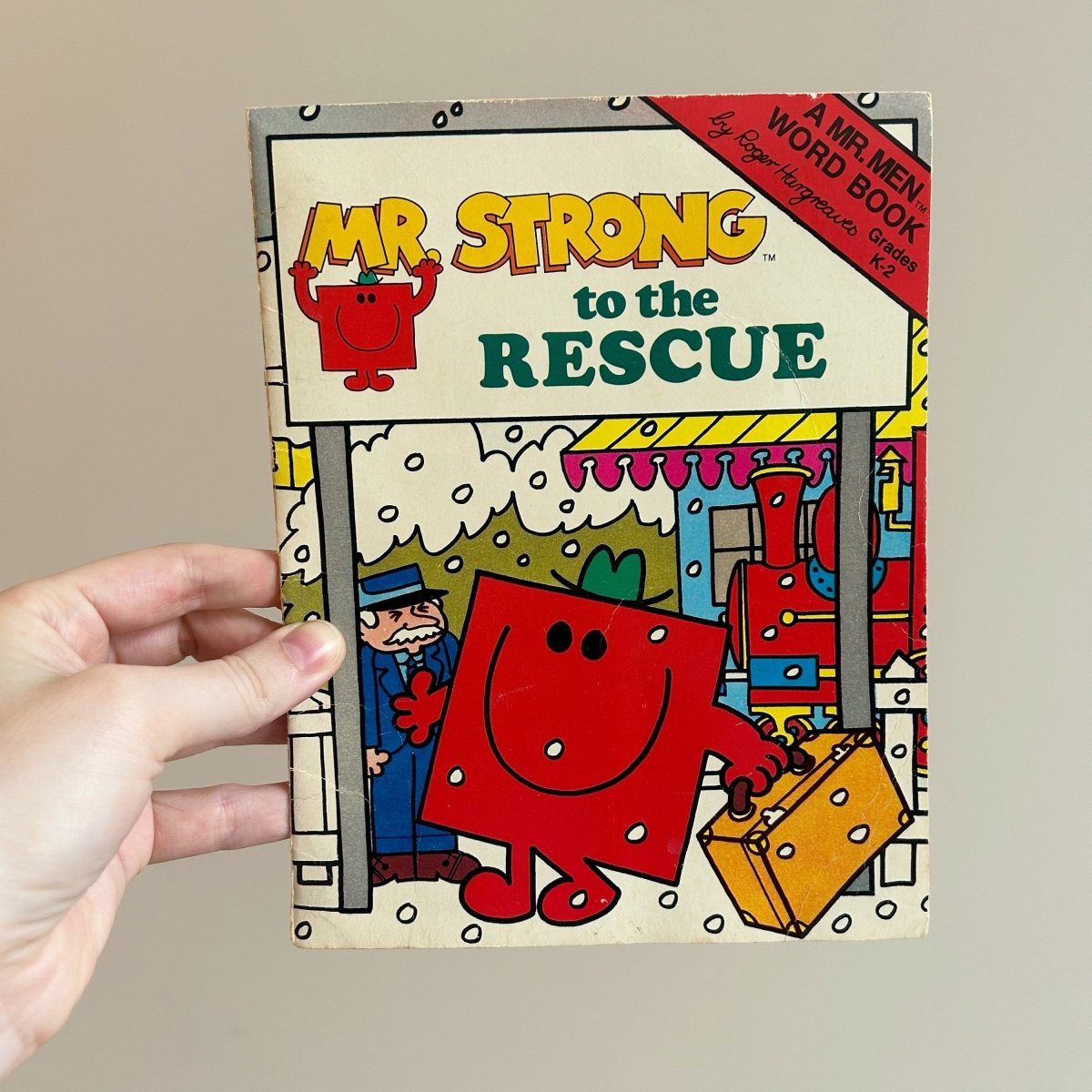 Mr Strong to the Rescue Picture Book 1982 - Children's Books - ThrowbackBuys - NostalgicEpisodes