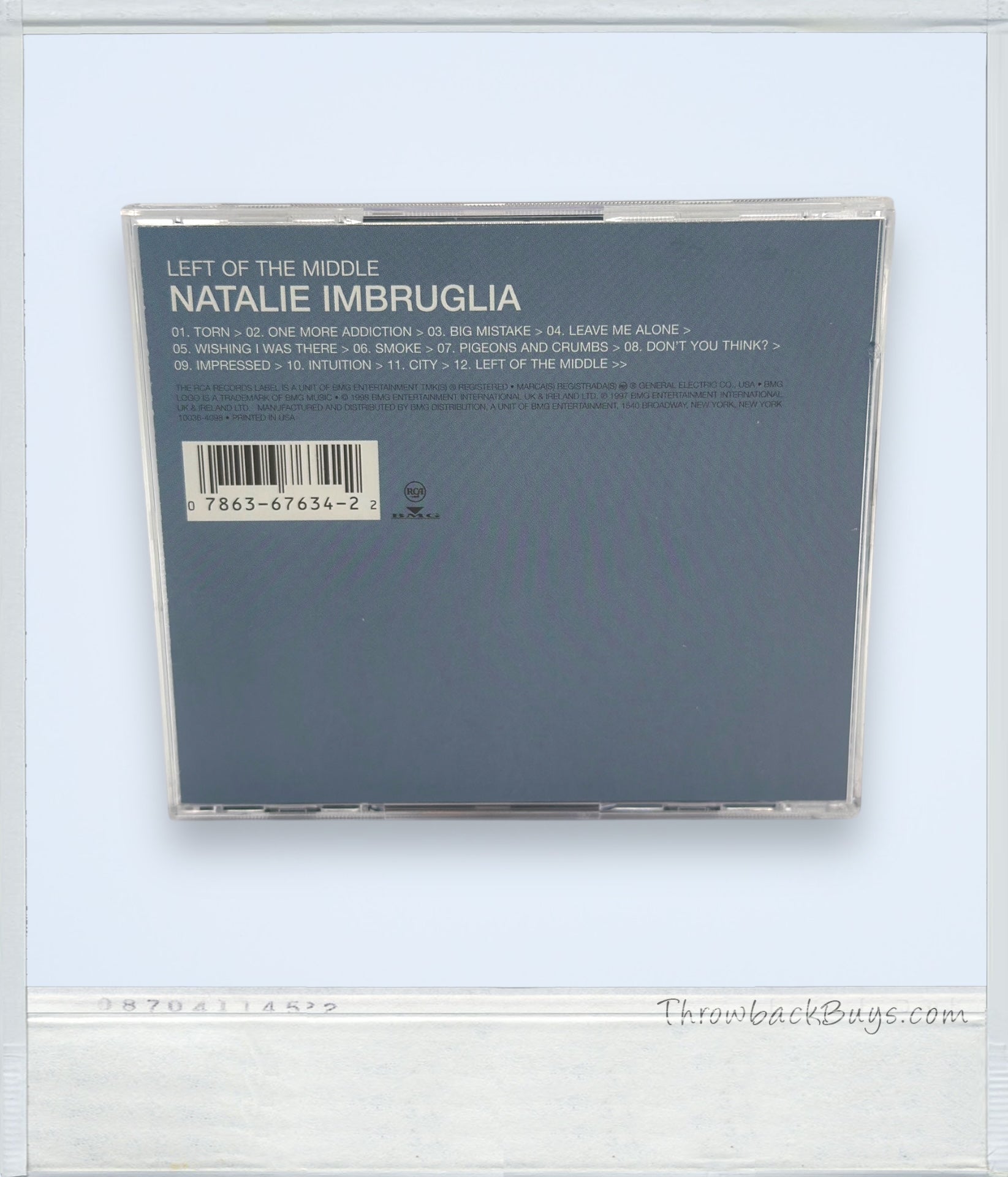 1997 - Natalie Imbruglia: Left of the Middle CD