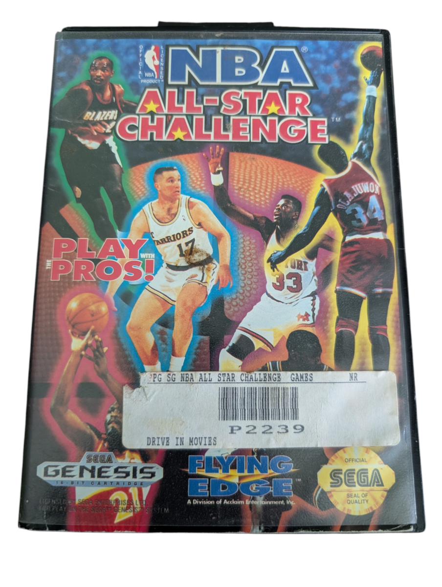 NBA All - Star Challenge - Game and Box (1992) - Sega Genesis - Tested/Works - Video Games - ThrowbackBuys - Slaqr Retro Gaming & Collectibles