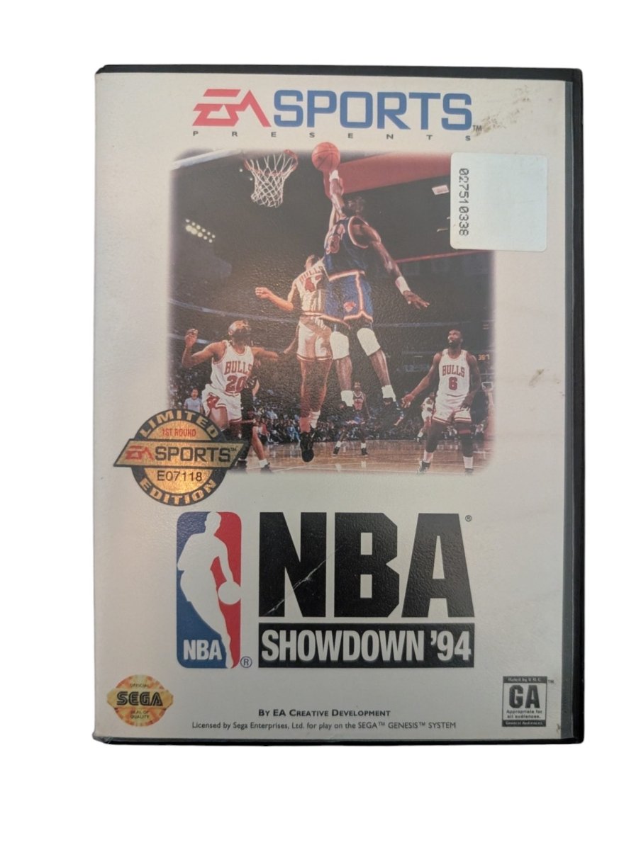 NBA Showdown '94 - Sega Genesis - (1994) - Complete in Box - Video Games - ThrowbackBuys -Slaqr Retro Gaming & Collectibles