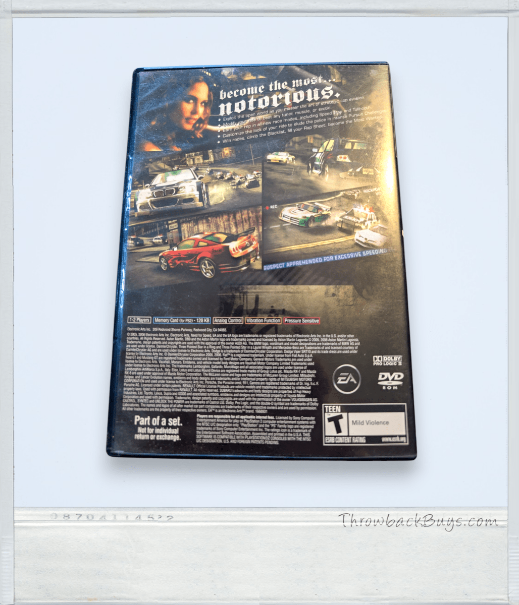 Need for Speed: Most Wanted (2005) - PS2 - CIB (Tested/Working) - Video Games - ThrowbackBuys - Slaqr Retro Gaming & Collectibles