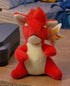 Neopets RED KYRII CLIP KEYCHAIN 4" Plush STUFFED ANIMAL Toy 2005 - Plushies - ThrowbackBuys -Just_in_collections
