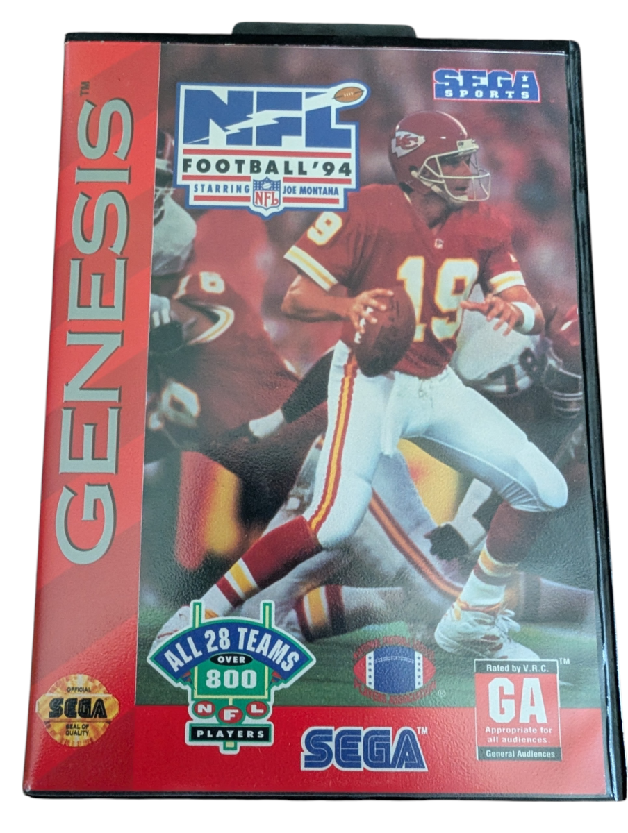 NFL Football '94 - COMPLETE IN BOX (CIB) (1993) - Sega Genesis - Tested/Works - Video Games - ThrowbackBuys - Slaqr Retro Gaming & Collectibles