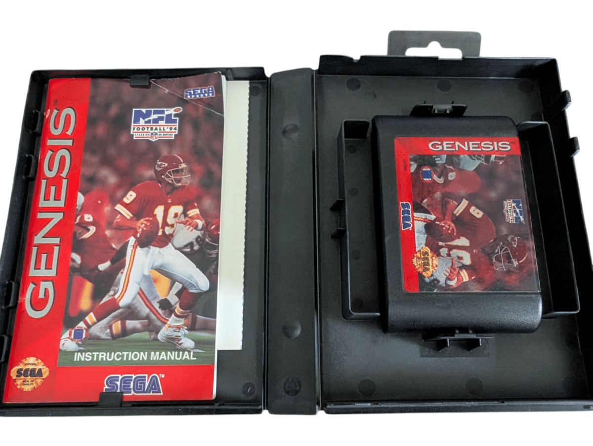 NFL Football '94 - COMPLETE IN BOX (CIB) (1993) - Sega Genesis - Tested/Works - Video Games - ThrowbackBuys - Slaqr Retro Gaming & Collectibles