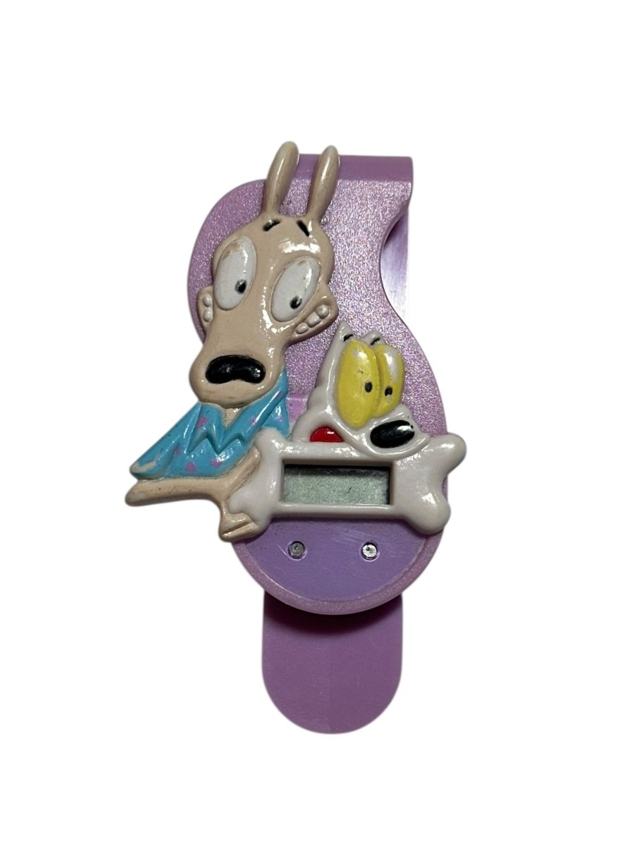 Nickelodeon Rocko's Modern Life clip - on watch Spunky Cereal Promotion - Watches - ThrowbackBuys - Abunnysvintageco
