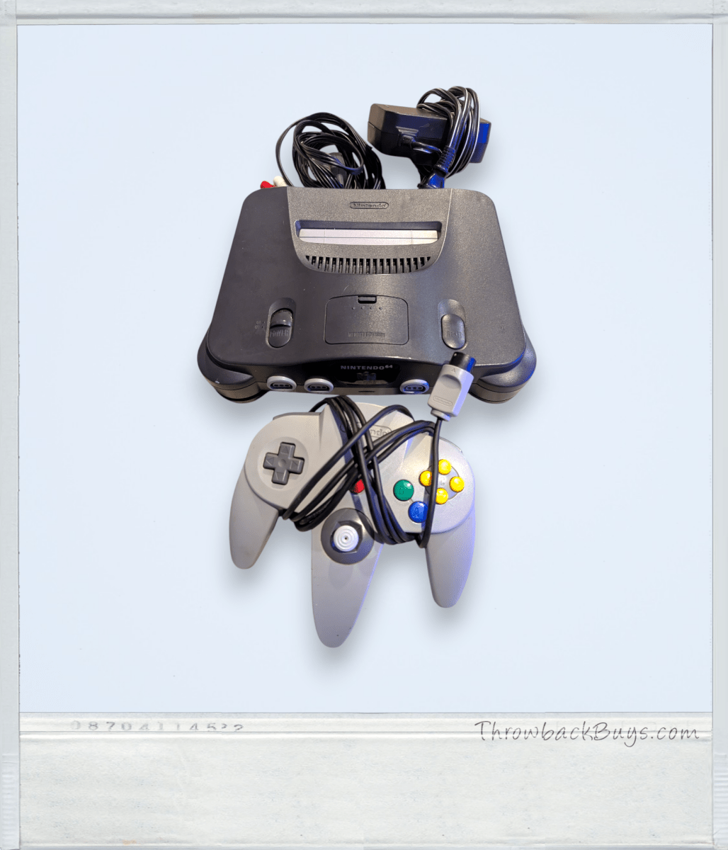 Nintendo 64 Console w/ Cords and Controller (1996) - (Tested/Working) - Home Game Consoles - ThrowbackBuys - slaqr retro gaming & collectibles