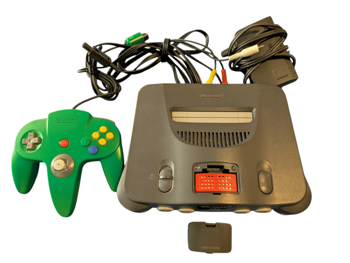 Nintendo 64 Console w/ Cords, Expansion Pack, and Controller (1996) - (Tested/Working) - Video Games - ThrowbackBuys - Slaqr Retro Gaming & Collectibles