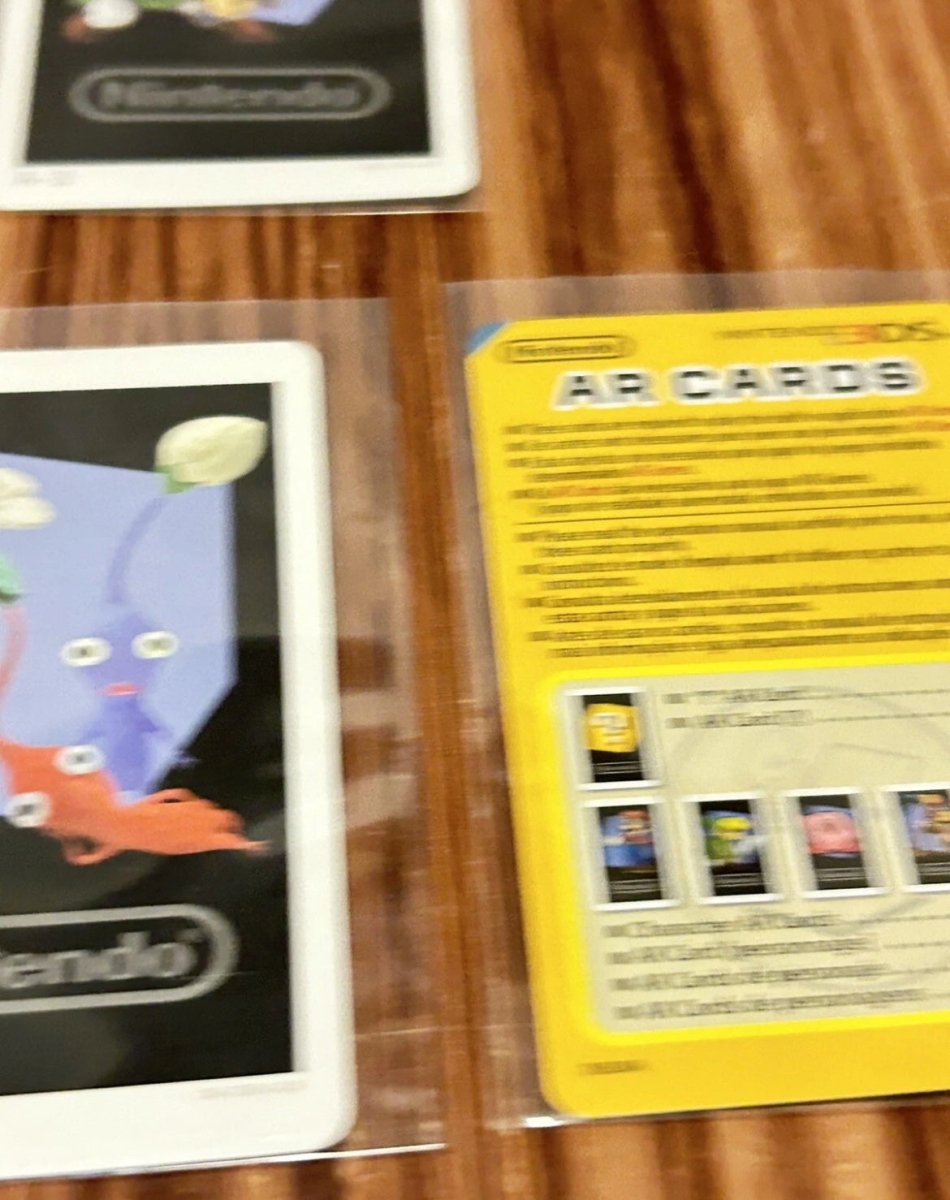 Nintendo AR Games 6 AR Cards for 3DS . – ThrowbackBuys