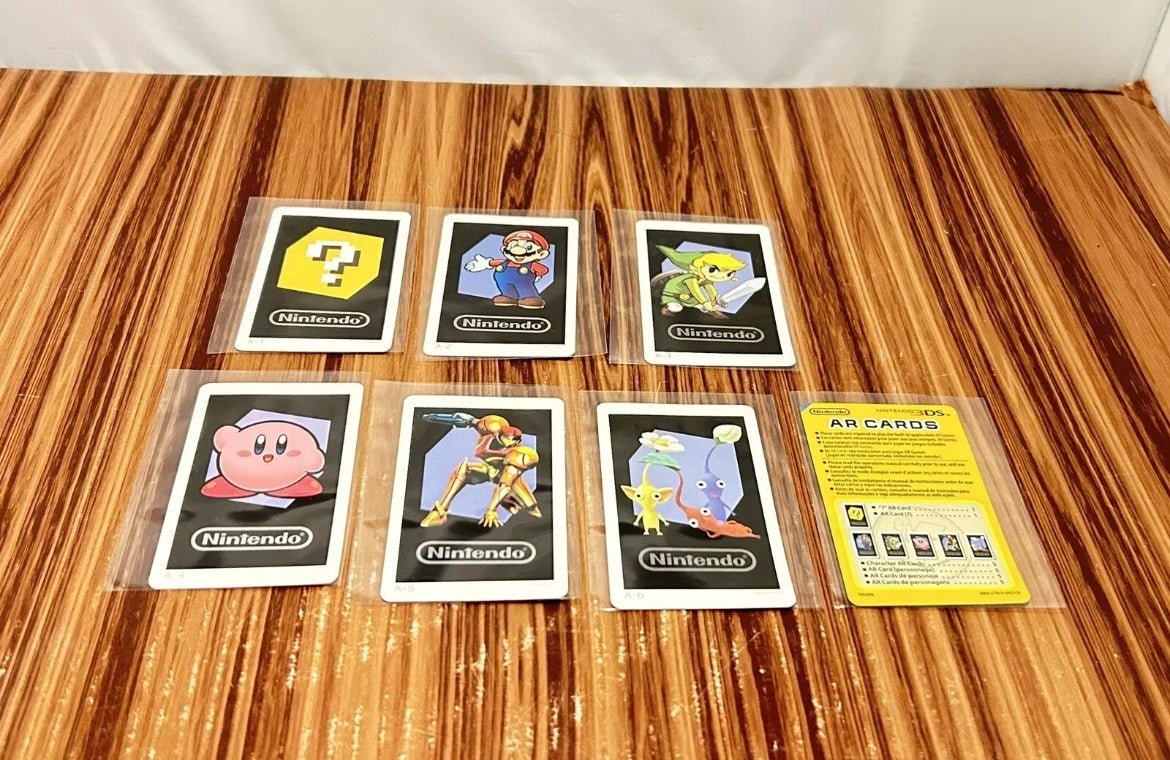 Nintendo AR Games 6 AR Cards for 3DS . - Trading Cards - ThrowbackBuys - Raybar121