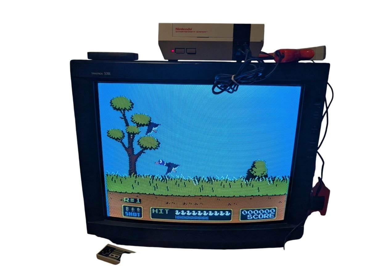 Nintendo Entertainment System (NES) - Mario/Duck Hunt Bundle (Tested/Working) - 1985 - Video Games - ThrowbackBuys -Slaqr Retro Gaming & Collectibles