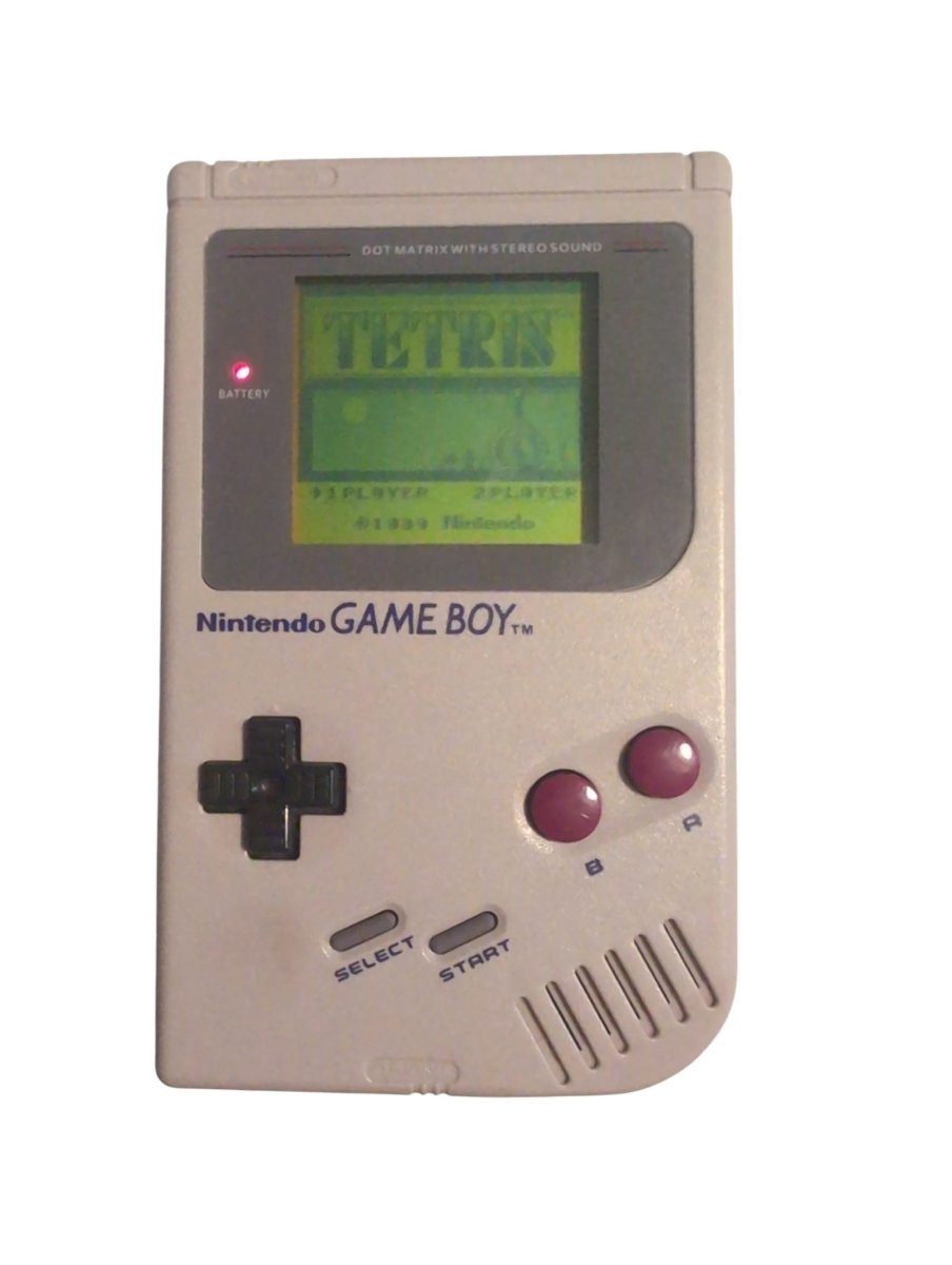 Nintendo Gameboy DMG-01 w/ Tetris and White Case - (1989) - Video Games - ThrowbackBuys -Slaqr Retro Gaming & Collectibles