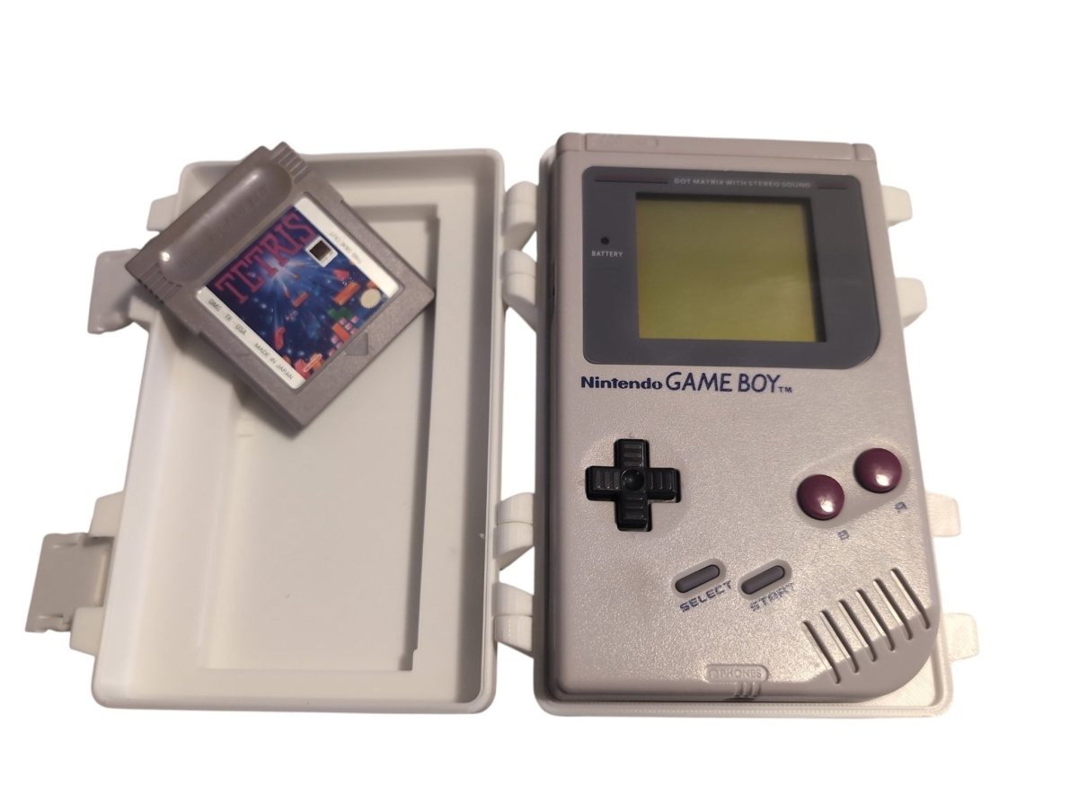 Nintendo Gameboy DMG-01 w/ Tetris and White Case - (1989) - Video Games - ThrowbackBuys -Slaqr Retro Gaming & Collectibles
