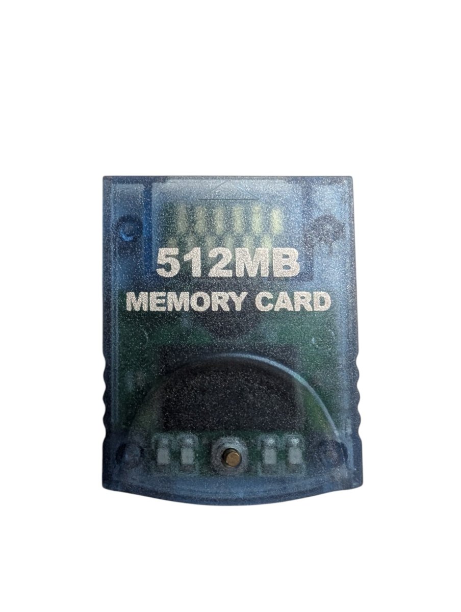 Nintendo Gamecube 512MB Memory Card - Blue 3rd Party - Video Game Accessories - ThrowbackBuys - Slaqr Retro Gaming & Collectibles