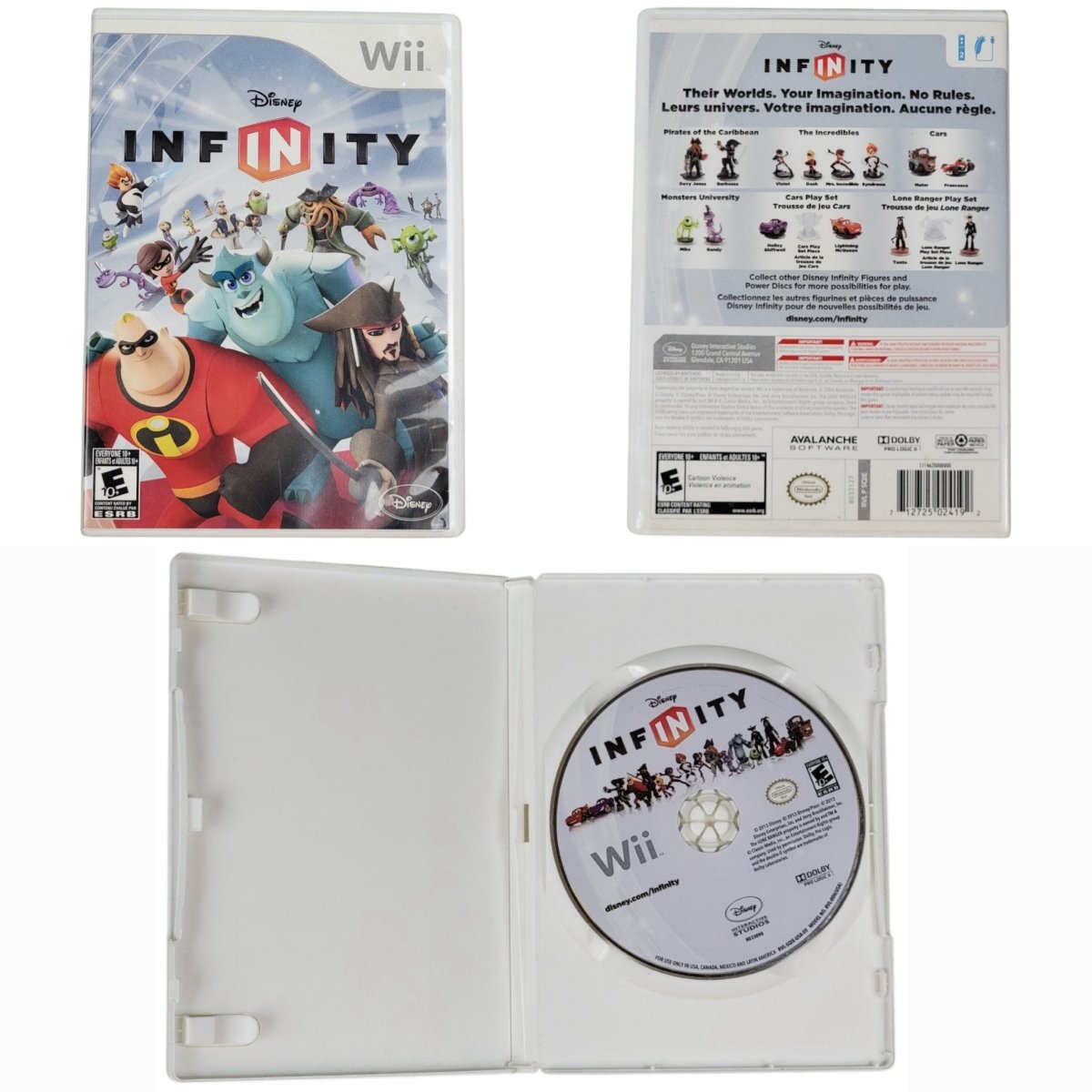 Nintendo Wii Black Console RVL - 101 with Disney Infinity Bundle READ*** - Video Games - ThrowbackBuys - A N E 1 Stop Shop