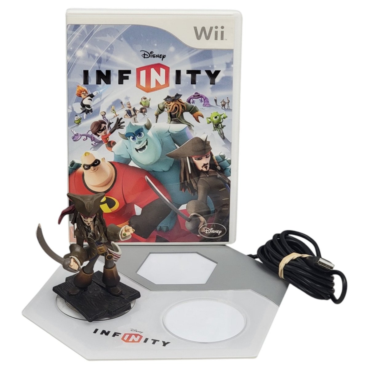 Nintendo Wii Black Console RVL - 101 with Disney Infinity Bundle READ*** - Video Games - ThrowbackBuys - A N E 1 Stop Shop