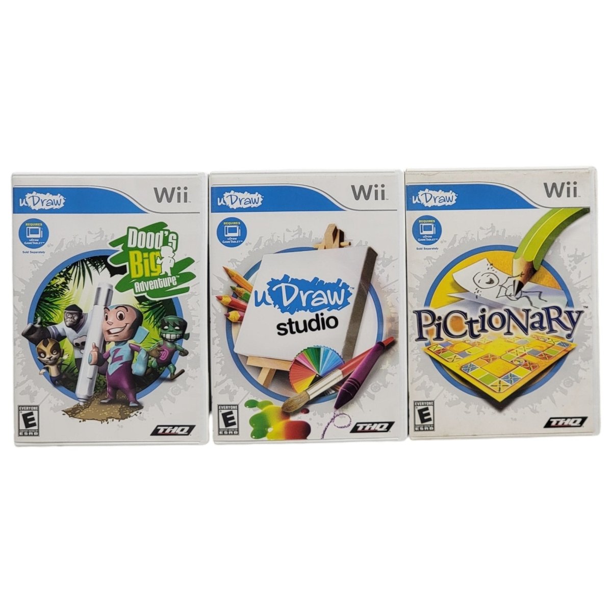 Nintendo Wii U Draw Games - Studio, Pictionary, & Dood's Big Adventure - Video Games - ThrowbackBuys - A N E 1 Stop Shop