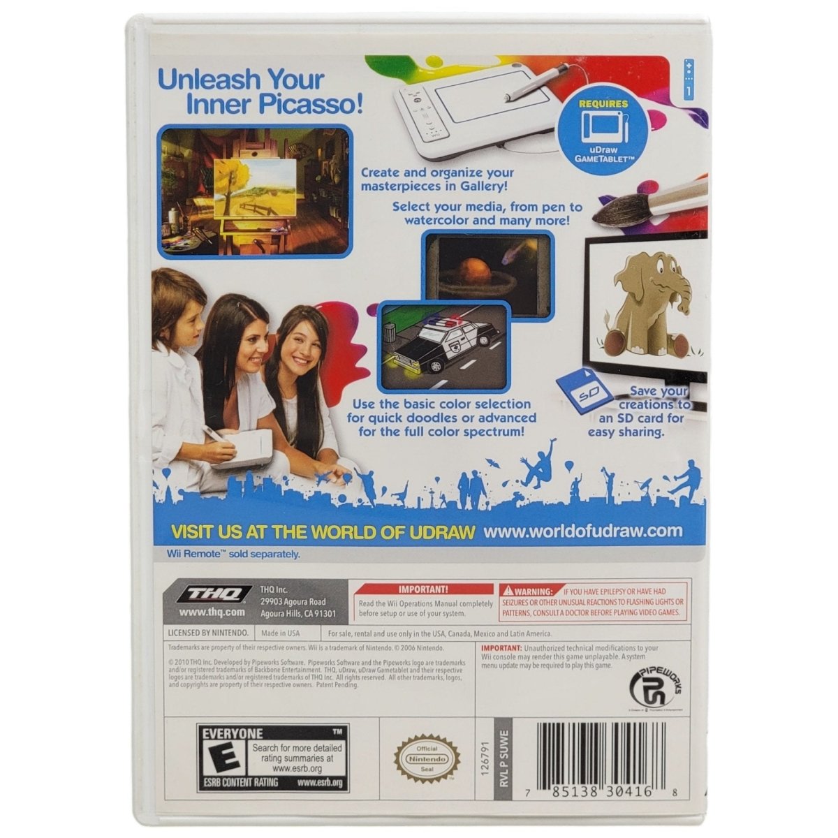 Nintendo Wii U Draw Games - Studio, Pictionary, & Dood's Big Adventure - Video Games - ThrowbackBuys - A N E 1 Stop Shop