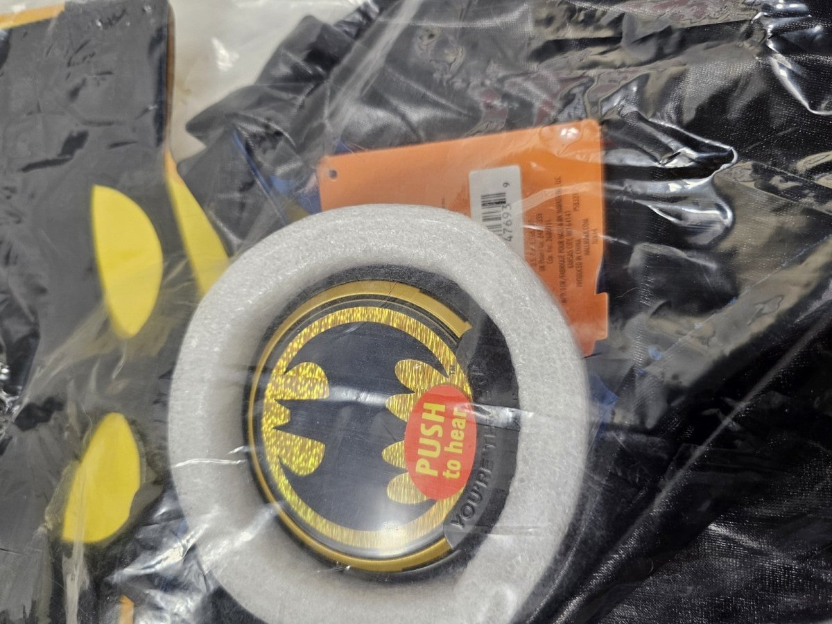 NWT Super Rare Batman One - size Hallmark Interactive Costume & Storybook DC - Costumes - ThrowbackBuys - The Thrifty Gypsyy Shop