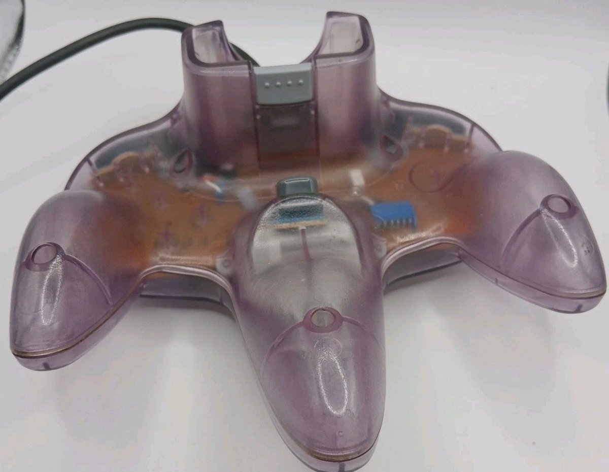 Official Nintendo 64 N64 Authentic Original Controller Atomic Purple - Video Game Accessories - ThrowbackBuys -Just_in_collections