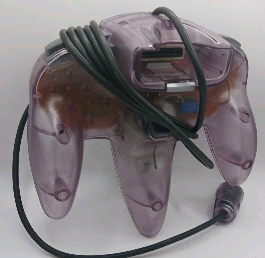 Official Nintendo 64 N64 Authentic Original Controller Atomic Purple - Video Game Accessories - ThrowbackBuys -Just_in_collections
