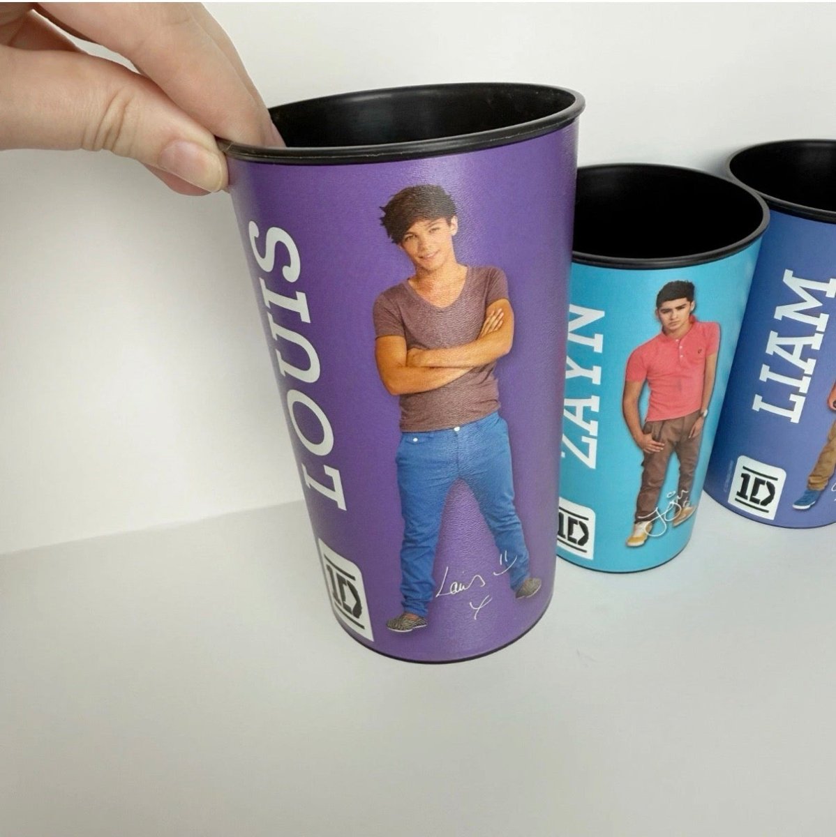One Direction Plastic Cups Set of 3 Liam Zayn Louis 1D - Collectible Cups - ThrowbackBuys - Nostalgicepisodes
