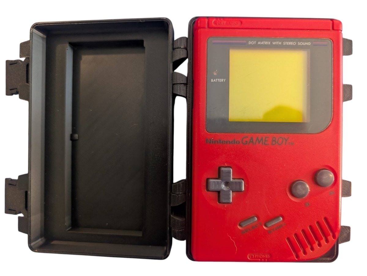 Original Gameboy DMG-01 in Red w/ Reproduction Pokemon Red - Video Games - ThrowbackBuys -Slaqr Retro Gaming & Collectibles