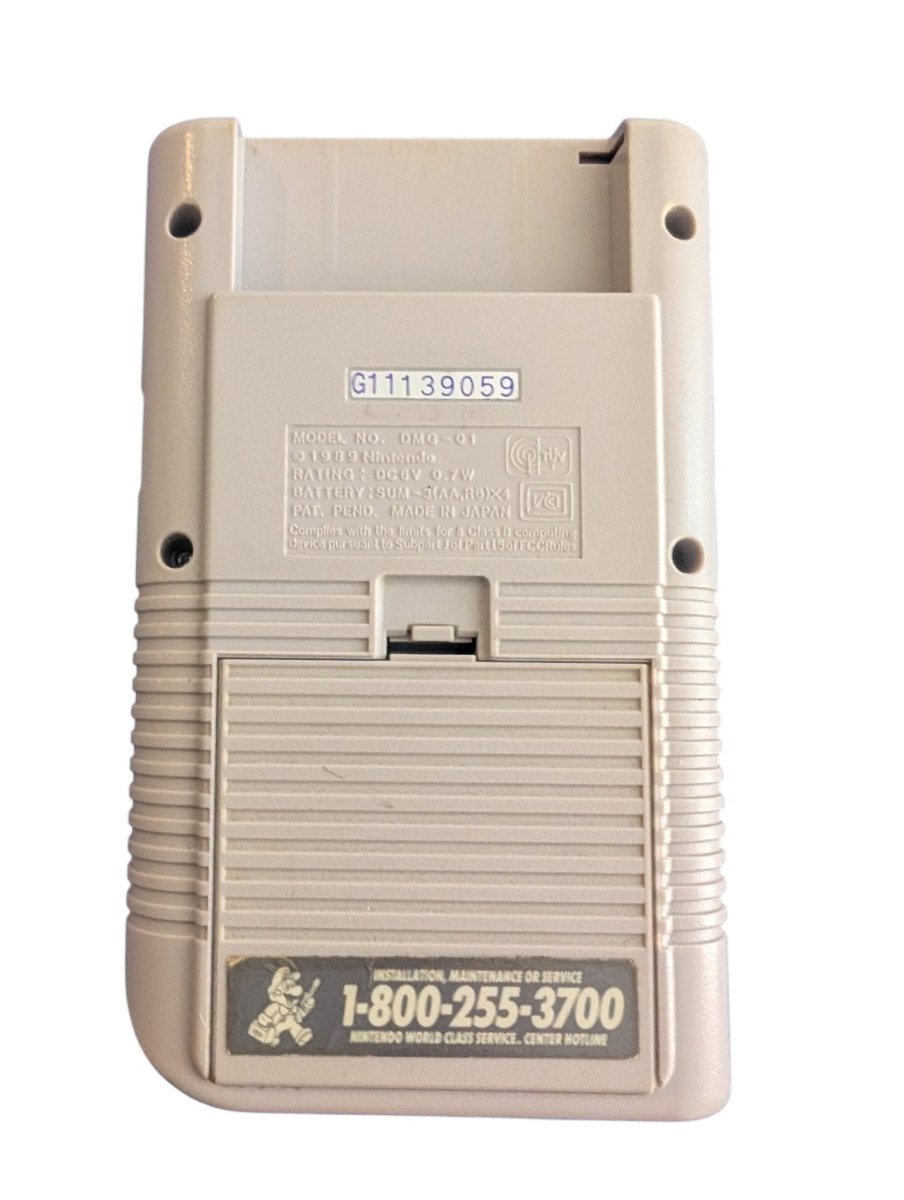 Original Gameboy DMG-01 w/ rare Nintendo Power 44 stickers - Cleaned/Tested/Working - 1989 - Handheld Consoles - ThrowbackBuys -Slaqr Retro Gaming & Collectibles