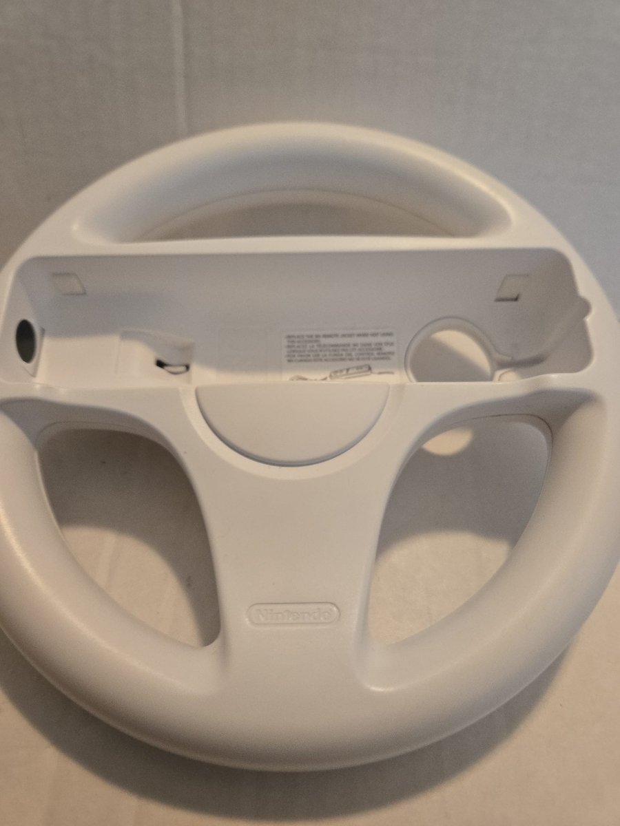 Pair Of Nintendo Wii Steering Wheel Controllers - Video Game Accessories - ThrowbackBuys -Amanda's Awesome Finds