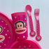 Paul Frank 5 Piece Set Plate Bowl Cup 2012 Monkey Cutlery NEW - Collectible Cups - ThrowbackBuys - Nostalgicepisodes