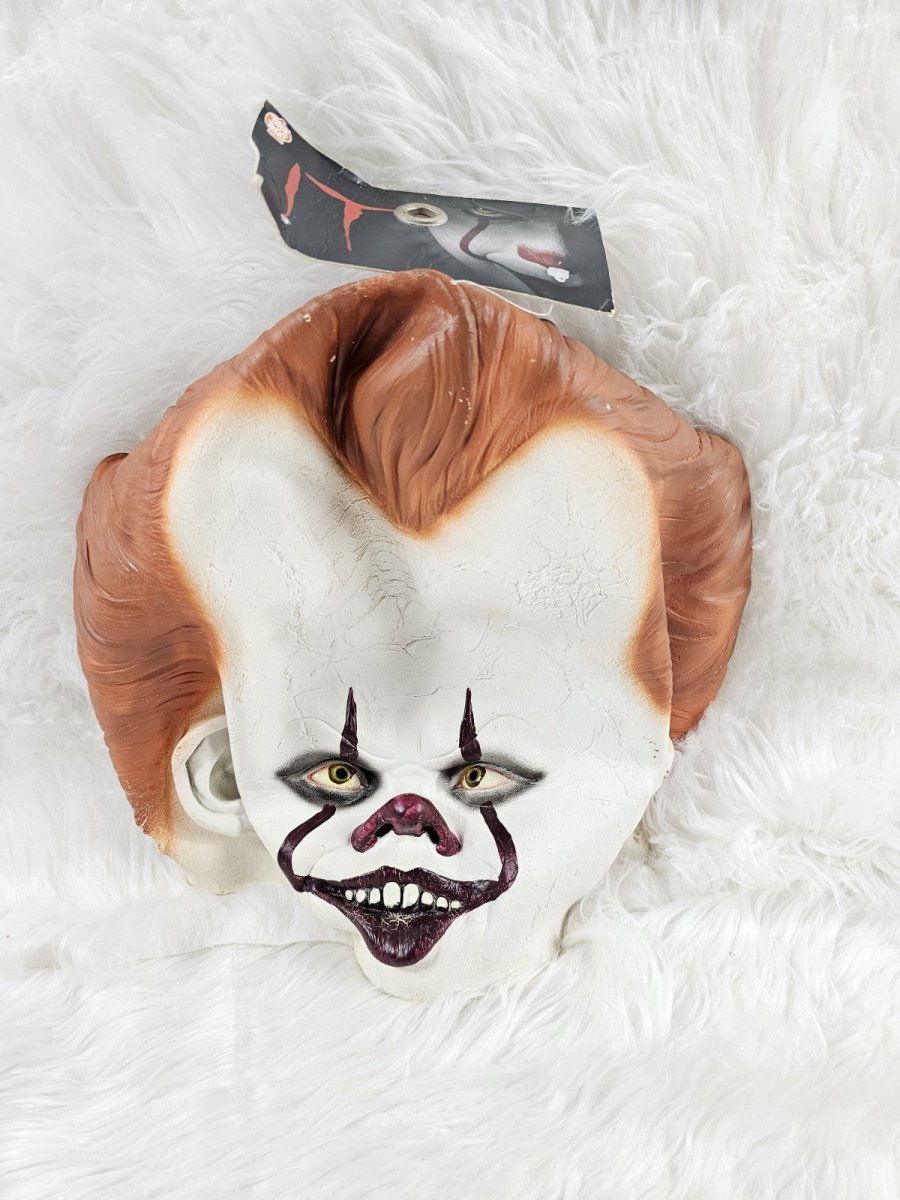 Pennywise Mask IT Adult Standard Latex Collector Halloween Trick Treat Studios - Masks - ThrowbackBuys - The Thrifty Gypsyy Shop