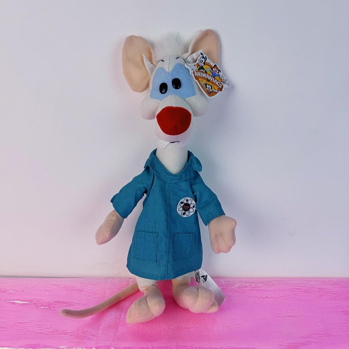 Pinky and the Brain Plush – Warner Bros 1997 - Collectible Toys - ThrowbackBuys - Starbunnyvintage