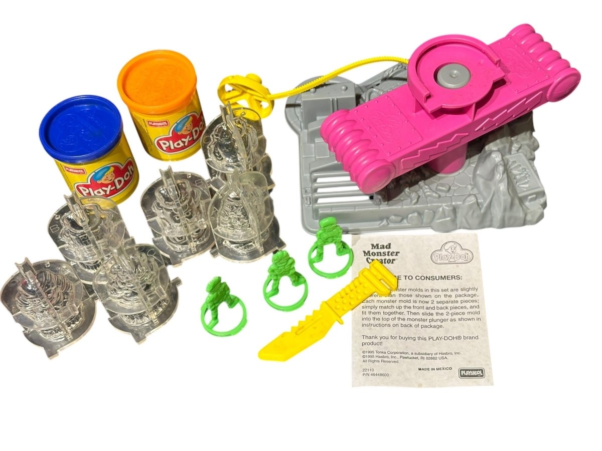 Play Doh Mad Monster Creator Set Complete Playskool 22110 Tonka - Arts & Crafts - ThrowbackBuys - Abunnysvintageco