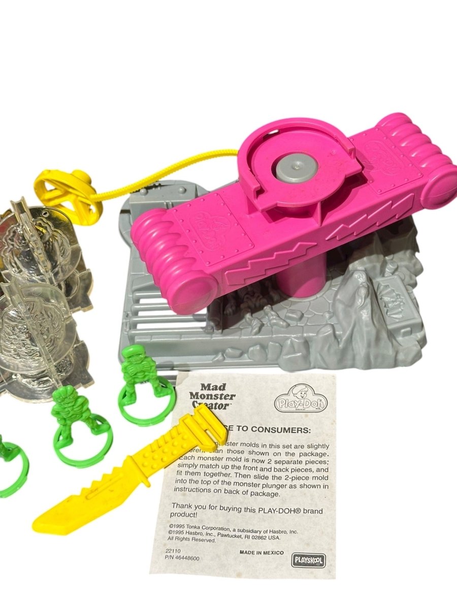 Play Doh Mad Monster Creator Set Complete Playskool 22110 Tonka - Arts & Crafts - ThrowbackBuys - Abunnysvintageco