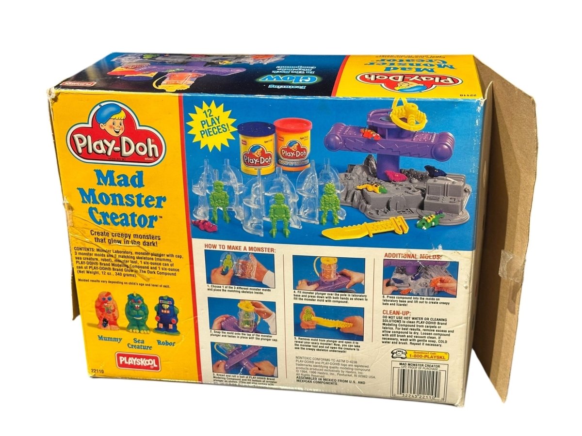 Play Doh Mad Monster Creator Set Complete Playskool 22110 Tonka - Arts & Crafts - ThrowbackBuys - Abunnysvintageco