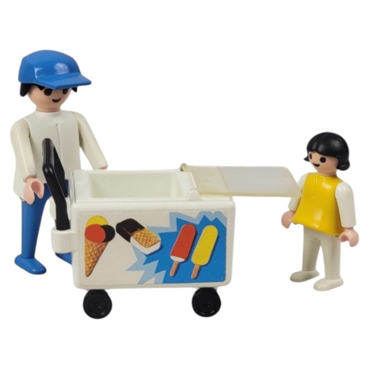 Playmobil Ice Cream Cart Set 3563 Geobra 1982 - Action Figures & Collectibles - ThrowbackBuys - A N E 1 Stop Shop