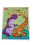 Playskool Simba and Nala Disney The Lion King Wooden Puzzle - hippo and giraffe 359 - 12 10 Pieces - Puzzles - ThrowbackBuys - Abunnysvintageco