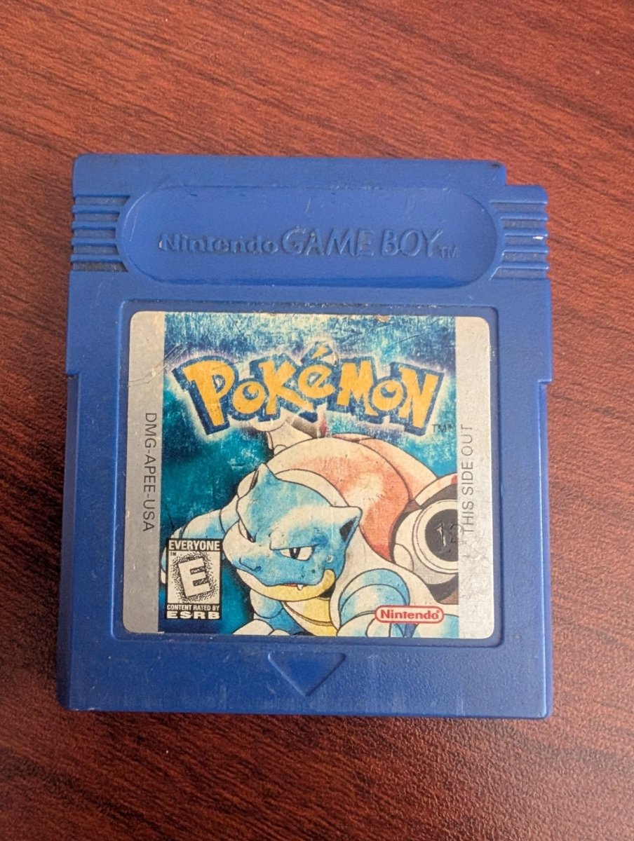 Pokemon Blue (1996) - Gameboy - AUTHENTIC/TESTED/CLEANED/SAVES - Video Games - ThrowbackBuys - Slaqr Retro Gaming & Collectibles