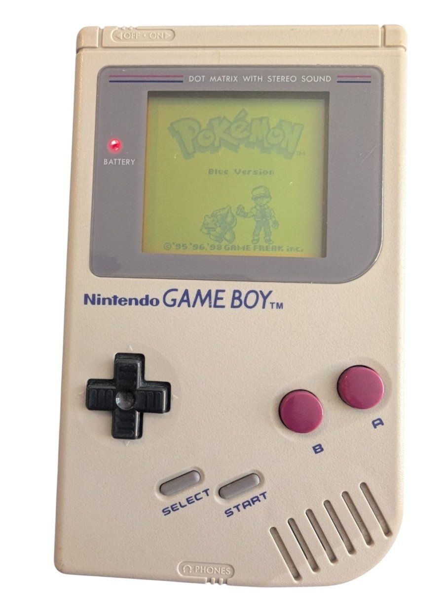 Pokemon Blue - Nintendo Gameboy -Authentic - New Battery - 1998 - Video Games - ThrowbackBuys -Slaqr Retro Gaming & Collectibles