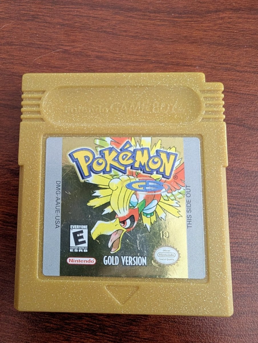 Pokemon Gold (1999) - Gameboy Color - AUTHENTIC/TESTED/CLEANED/SAVES - Video Games - ThrowbackBuys - Slaqr Retro Gaming & Collectibles