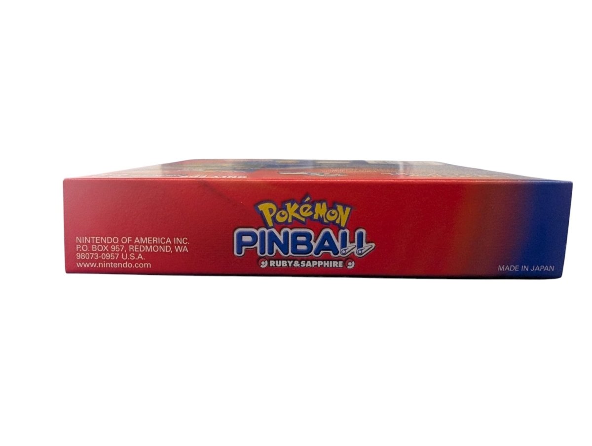 Pokemon Pinball: Ruby & Sapphire for Gameboy Advance - Complete in Box (CIB) - (2003) - Video Games - ThrowbackBuys -Slaqr Retro Gaming & Collectibles