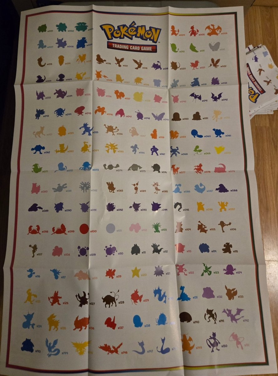 Pokemon Scarlet & Violet 151 Poster - Posters - ThrowbackBuys - Amanda's Awesome Finds