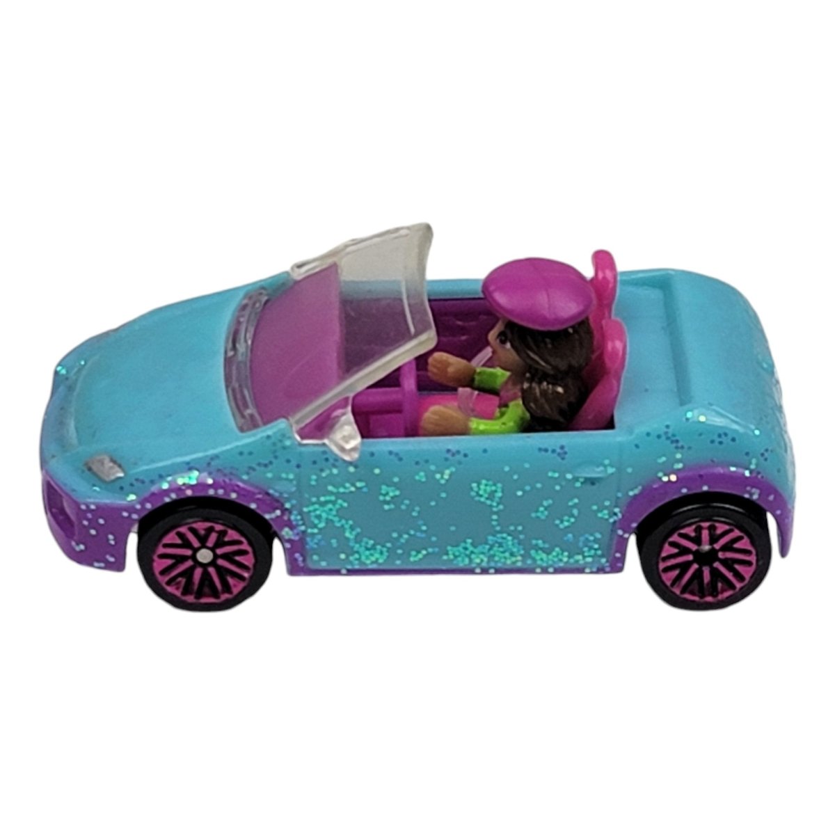 Polly Pocket Polly Wheels Ski Purple 24 - Mattel 2007 - Dolls - ThrowbackBuys - A N E 1 Stop Shop