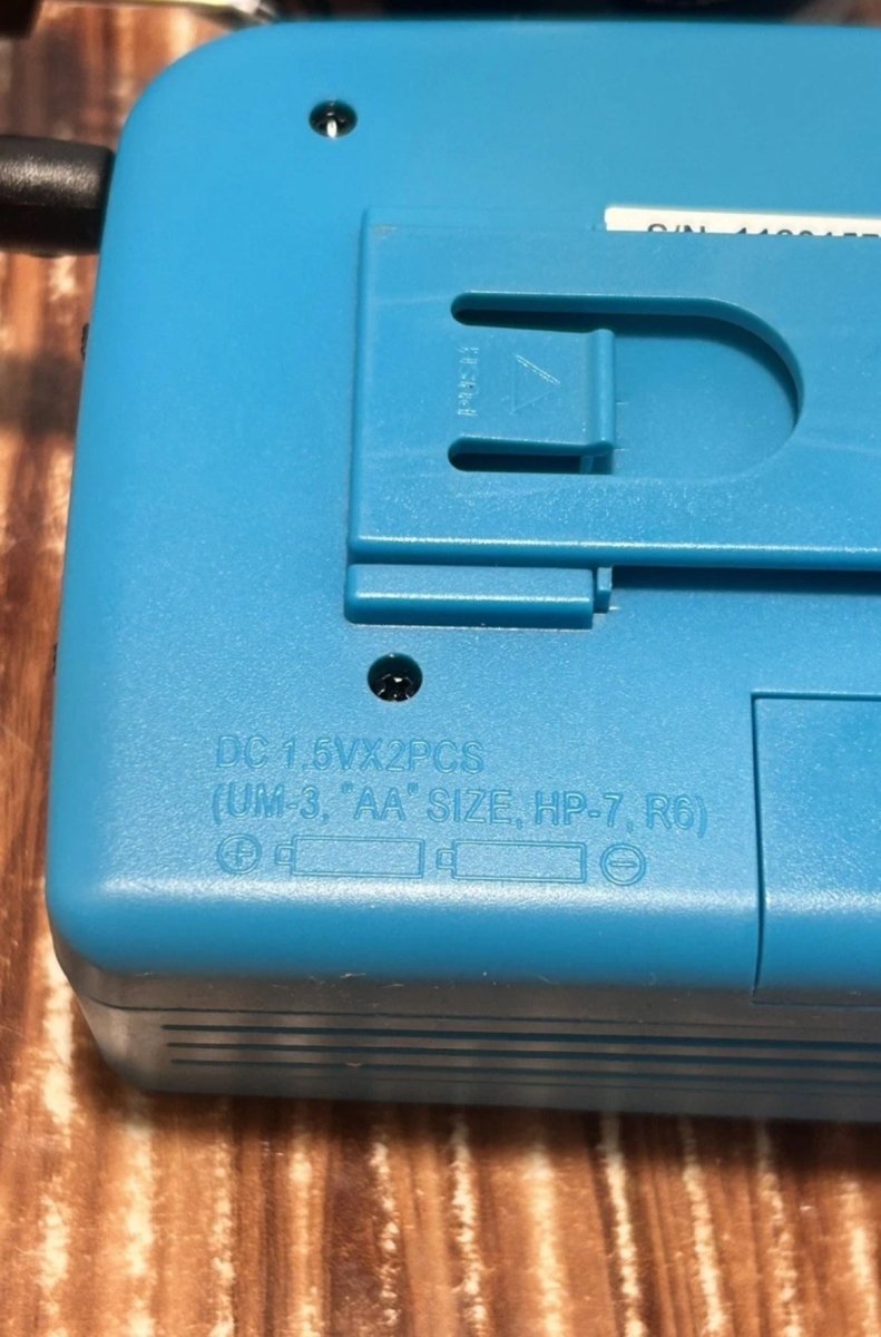 Portable Byron Statics Walkman AM/FM Radio Recorder Cassette Player KCS - 315 Blue - AM/FM Radio - ThrowbackBuys - Raybar121