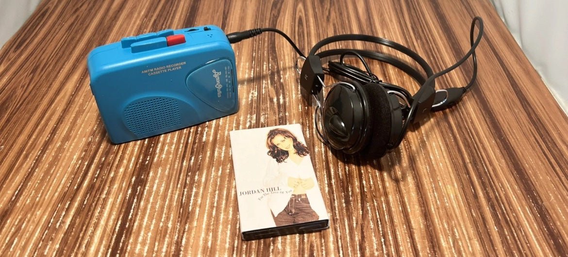 Portable Byron Statics Walkman AM/FM Radio Recorder Cassette Player KCS - 315 Blue - AM/FM Radio - ThrowbackBuys - Raybar121