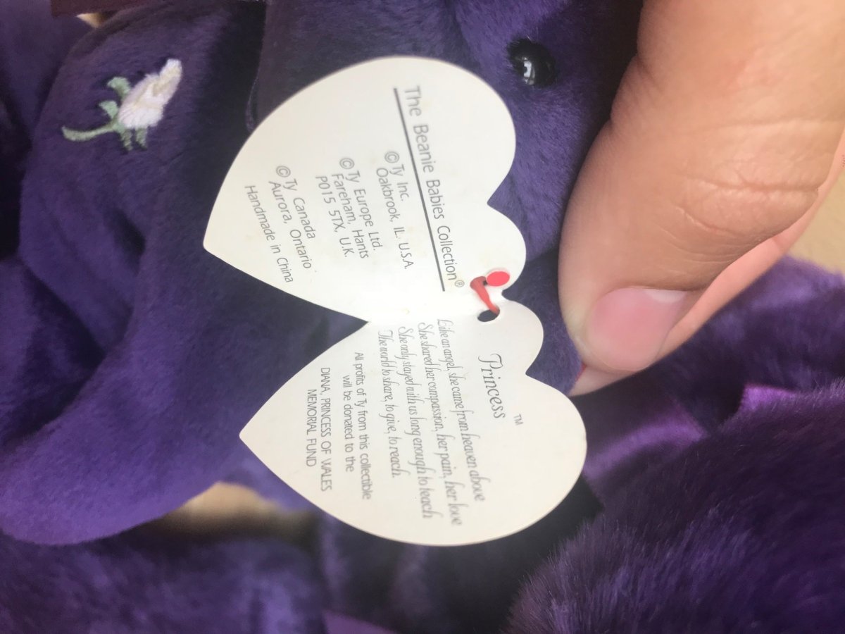 Princess Diana Beanie Baby Pair – TY Original Bears (Regular