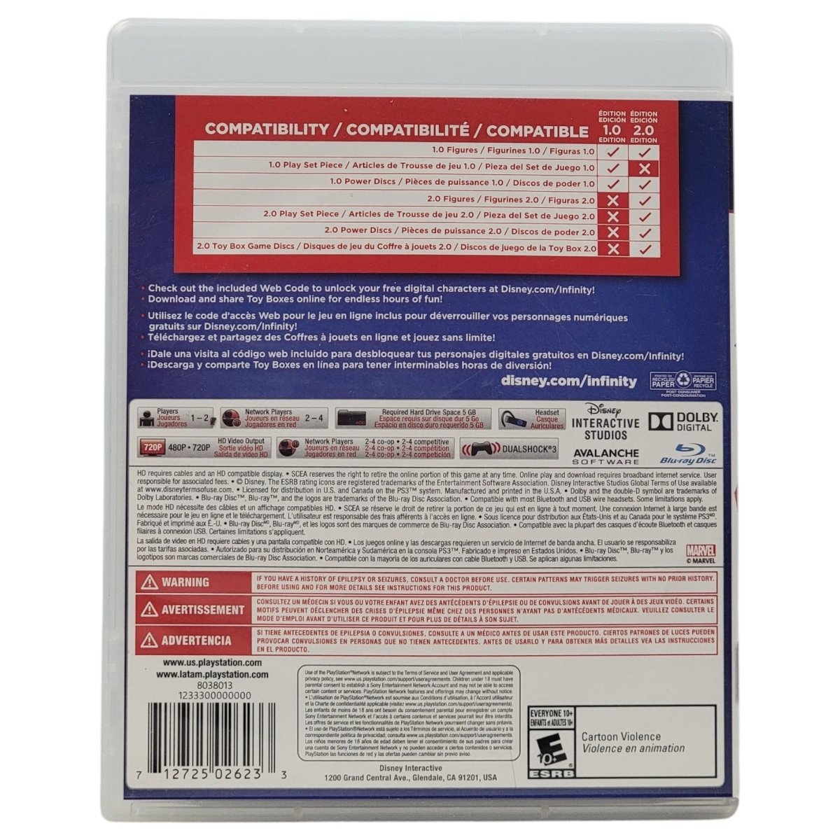 PS3 Disney Infinity 2.0 Edition Game with Portal, Figures, & Power Discs - Video Games - ThrowbackBuys - A N E 1 Stop Shop