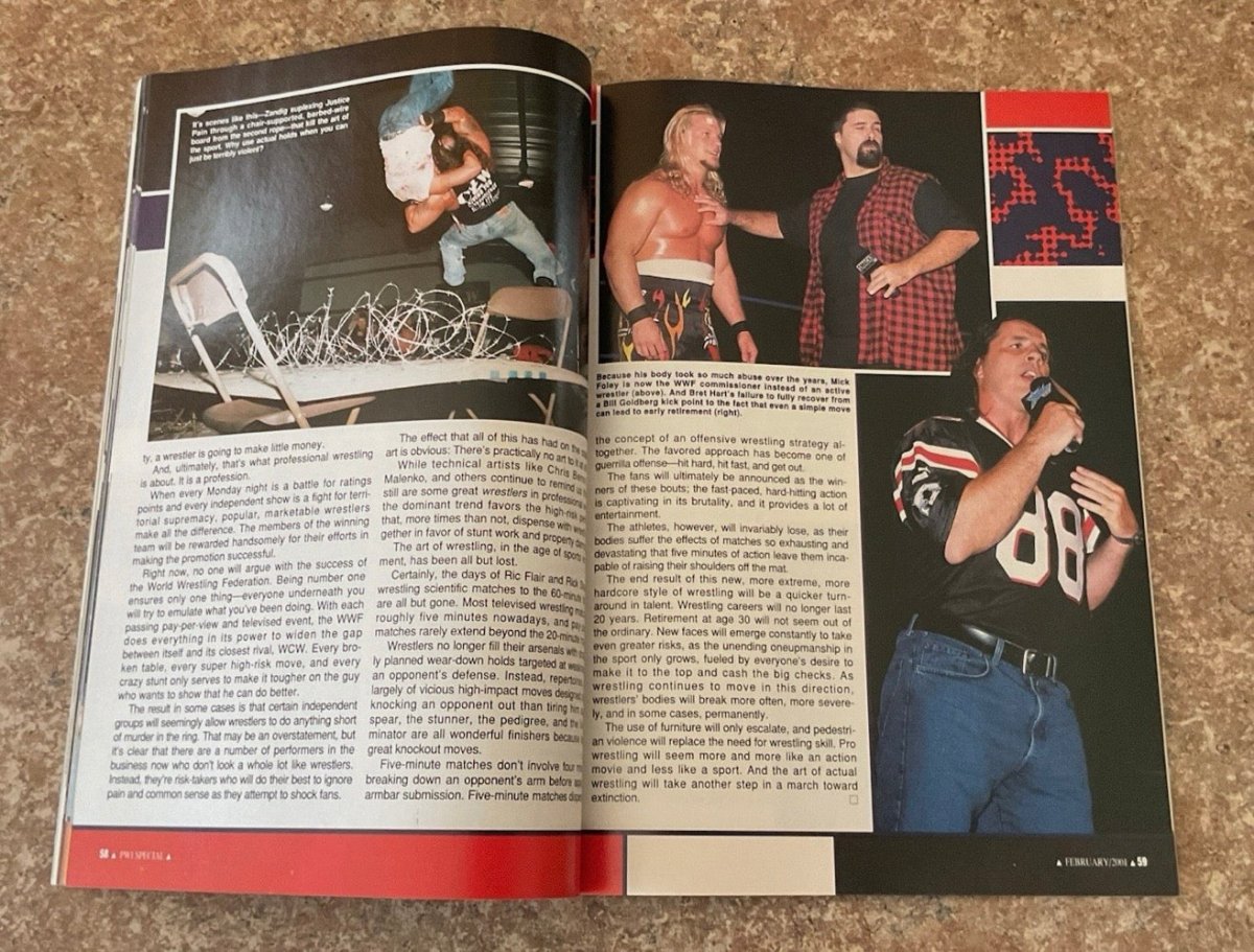 PWI State Of The Game Wrestling Magazine February 2001 ECW WWF WCW - Magazines - ThrowbackBuys - Just_in_collections