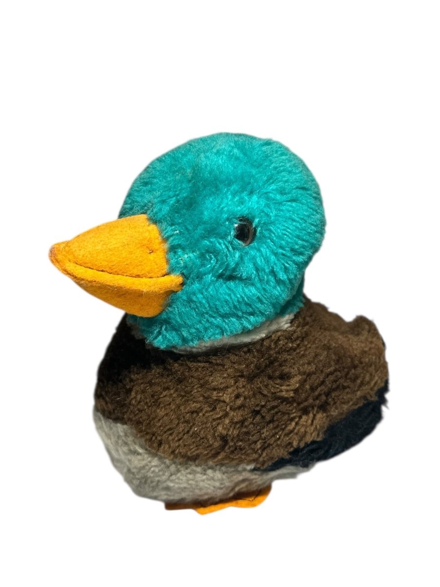 R. Dakin Plush Mallard Duck 5.5” Ground Nutshell Filled Stuffed Animal - 1977 - Plushies - ThrowbackBuys - Abunnysvintageco